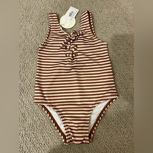Rylee & Cru one-piece lace up swimsuit 18-24M